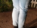 ⭐ Public Wetting in tight blue jeans,  then rewetting them again later! (No toilets allowed) ;)
