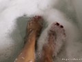 Sexy Feet Toes In A Bubble Bath Wet Feet Fetish 