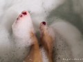 Sexy Feet Toes In A Bubble Bath Wet Feet Fetish 