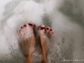 Sexy Feet Toes In A Bubble Bath Wet Feet Fetish 