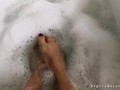 Sexy Feet Toes In A Bubble Bath Wet Feet Fetish 