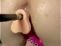 Fuck Machine pounds my wet pussy 