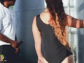 Asian Gives BBC A Pit Stop Blowjob  ( Google JayLa Inc)