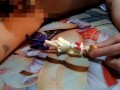 ボーイッシュ美少女JCフィギュア顔スカートに大量ぶっかけ【ハートキャッチプリキュア明堂院いつき（キュアサンシャイン）】