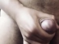 Enjoying myself with big cum