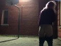 Horny teen squirts at school // IsabellaFern //