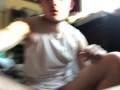 Pov: Your Step Brother wakes up horny (jerking off with ass play)