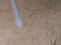 Shooting ropes of cum