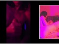 Red Light / Blue Light (handjob; reverse cowgirl; creampie)(hardcore with POV / picture-in-picture)