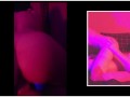Red Light / Blue Light (handjob; reverse cowgirl; creampie)(hardcore with POV / picture-in-picture)