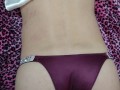 Cum on satin Victoria´s panties