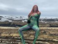Mera Craves Cock - sea goddess sucks cock on the beach