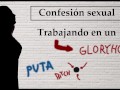 Spanish audio. Confesión sexual: Ella trabaja en un gloryhole.