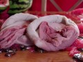 Crushing watermelon with nylon feet trailer