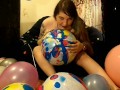Trailer-Looner Balloon play! 50+ balloons Helium Voice JOI B2P's sit2Pops Balloon masturbation!