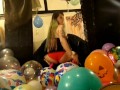 Trailer-Looner Balloon play! 50+ balloons Helium Voice JOI B2P's sit2Pops Balloon masturbation!