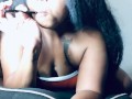 Bouncing my huge areolas and being silly