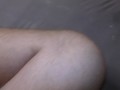 Wife hide a huge cheating creampie in her pussy from cuckold sissy husband!