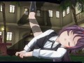 3D HENTAI Konno Yuuki gets fucked in the yard and takes a creampie