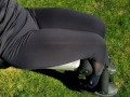 Little home workout in yoga pants