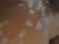 Soapy tits in the shower with hot as fuck BBW