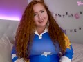 busty MILF Ms Frizzle inspects small cock, gives gloved handjob with small penis encouragement