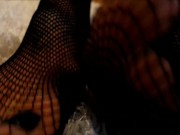 Jess In Black Fishnets Stockings Preview