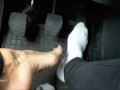 Hot Little Feet Tease On A Car Dashboard Preview