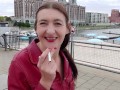 INHALE 44 Smoking and Risky Public Flashing by Gypsy Dolores