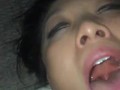 Watch me lick and eat every drop of cum (slow motion facial and cum swallow)