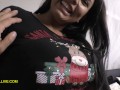 CRAZY CHRISTMAS TALE SEXY SLUT WITH GIANT TITS & HUGE CLIT MAKES LUCKY ELF CUM TWO TIMES!
