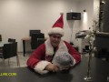 CRAZY CHRISTMAS TALE SEXY SLUT WITH GIANT TITS & HUGE CLIT MAKES LUCKY ELF CUM TWO TIMES!