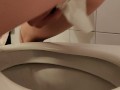 Voyeur cam stepsister on toilet