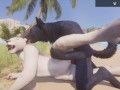 Wild Life / Werewolf Fucks Lioness at beach