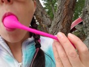 Public Masturbating with My Lovesense