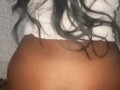 Latina doggystyle creams all over 9 inch thick dick