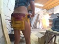 DIY Table part 4p3.1 - Woodworking Day 3 short cut 1 (music Le Le Let Go)