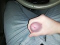 Horny guy, stopping by the road, Jerk off in car in public! - SoloXman