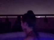 Dani Daniels . com - Public Hot Tub Snap Show