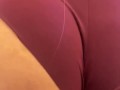 College Babe Tease Ass Grab