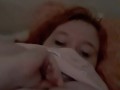 Playing with my big tits (no audio)