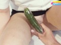 (4K) (VlogSex) Cucumbers Squirting On A Huge เธอบอกเอาแตงกวาไปผัด ที่ไหนได้เอาไปยัดหีแทน