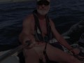 Naked in the Boat & Beach. Cock bouncing on the sea TRAILER
