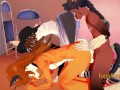 Furry Yaoi Hentai 3D - Threesome Horse Luis (Horse) Naru (Fox) & Shiro (Dog)