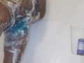 Ebony Bonnet sexy soapy pussy and tits product Test Dr. Bonner's Peppermint 18 in 1 soap in the Show