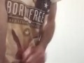 Cumming hard on dining room table. Hot amateur cum from big dick married straight guy