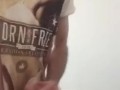 Cumming hard on dining room table. Hot amateur cum from big dick married straight guy