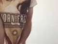 Cumming hard on dining room table. Hot amateur cum from big dick married straight guy