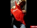 HORNY MILF IN WOMEN'S FITTING ROOM - RISKY PUBLIC NUDITY