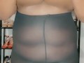 Sexy Ebony BBW titty play 